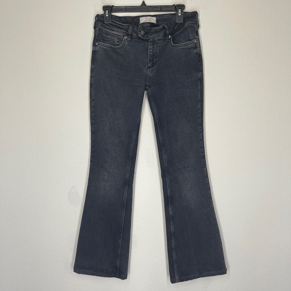 We The Free Jeans Women's Size 28 Bootcut Denim Charcoal Black